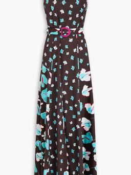 Elliot floral-print cotton-blend poplin maxi dress