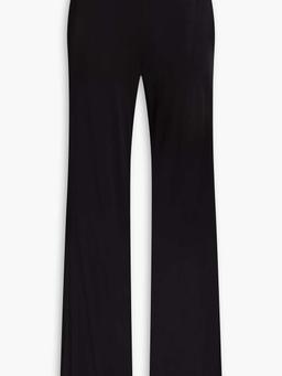 Holly satin-jersey wide-leg pants