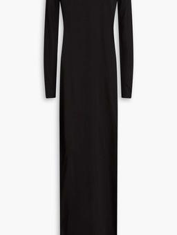 Caper silk maxi dress