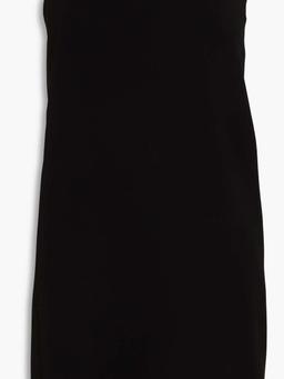 Strapless crepe mini dress