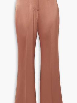 Satin flared pants