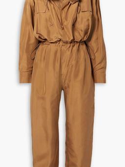 Aida silk-taffeta jumpsuit