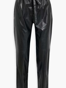 Durad faux leather tapered pants