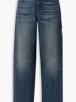 Aaron high-rise straight-leg jeans