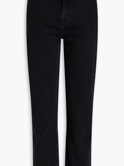 High-rise slim-leg jeans