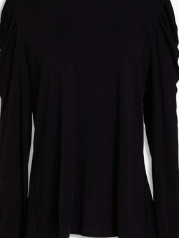 Doha stretch Lyocell and wool-blend jersey turtleneck top