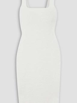 Scrunchie cloqué midi dress