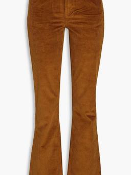 Peyton cotton-blend corduroy bootcut pants
