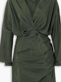 Asuka silk-satin mini dress