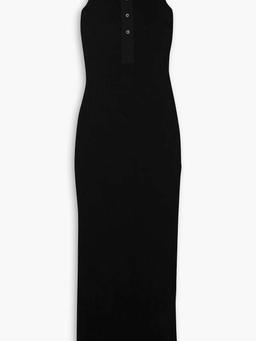 Ribbed cotton-jersey maxi dress