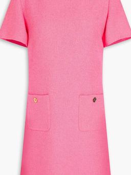 Cotton-blend tweed mini dress