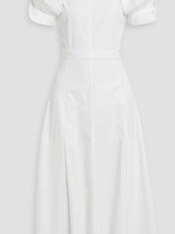 Cotton-poplin midi dress