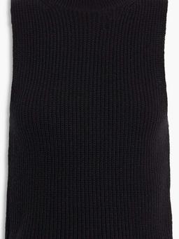 Virgi ribbed cotton and cashmere-blend turtleneck top