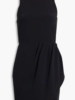 Kamela wrap-effect crepe mini dress