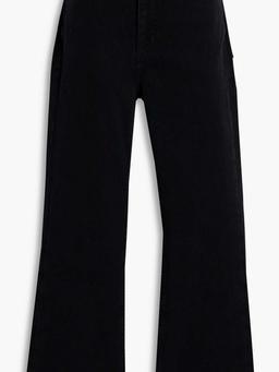Casey cropped high-rise flared jeans