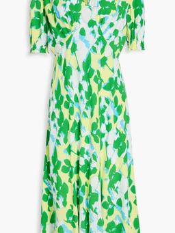 Jemma printed crepe midi dress