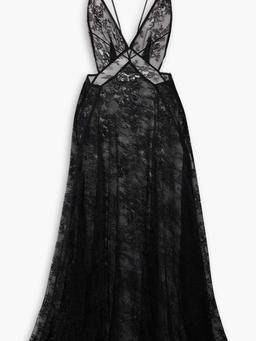 Tash open-back lace maxi dress