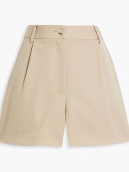 Beatrice wool-twill shorts