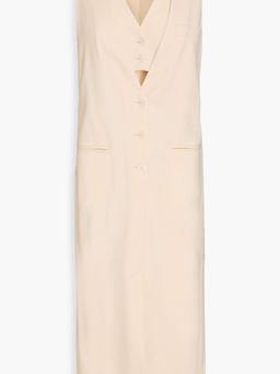 Grain de poudre wool-blend midi dress