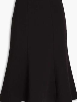 Atlee flared crepe skirt