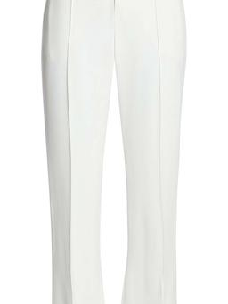 Crepe straight-leg pants