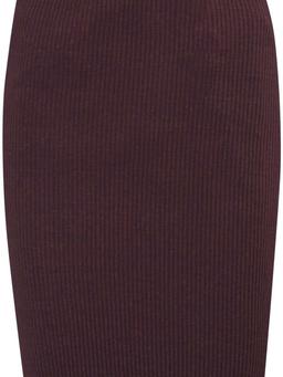 Ribbed-knit skirt