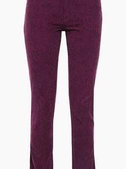 Cotton-blend corduroy slim-leg pants