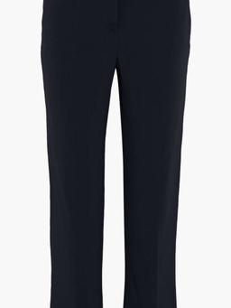 Crepe straight-leg pants