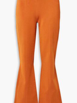 Knitted flared pants