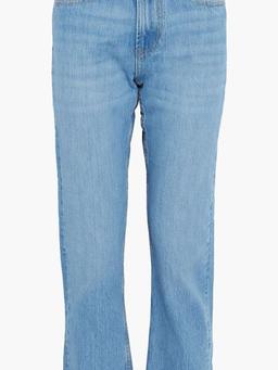 Hypnosis cropped high-rise straight-leg jeans