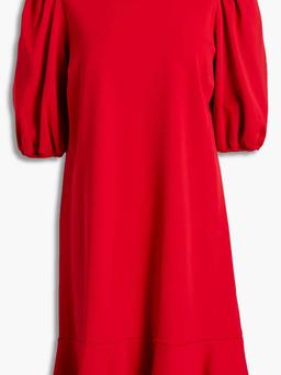 Point d'esprit-trimmed jersey mini dress