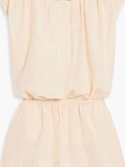 Athena cotton and silk-blend poplin top