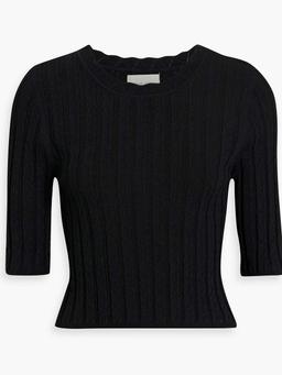 Culli pointelle-knit top