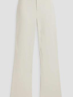 Crepe bootcut pants