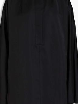 Silk and linen-blend blouse