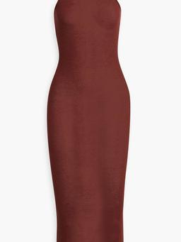 Ribbed jersey midi dress