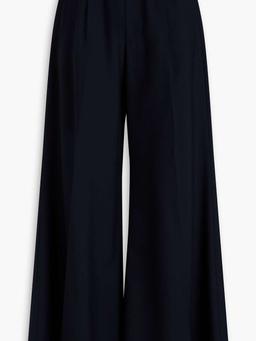 Wool wide-leg pants