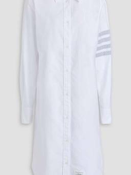 Striped cotton Oxford shirt dress