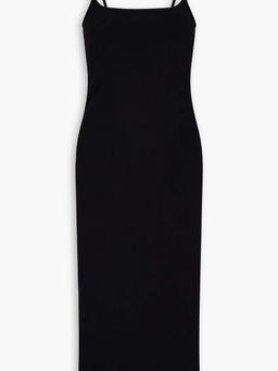 Riley ribbed-jersey midi dress