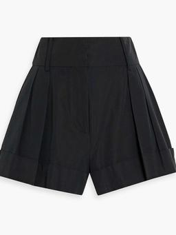 Cotton-faille shorts