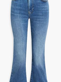 Le Crop Mini Boot cropped high-rise bootcut jeans