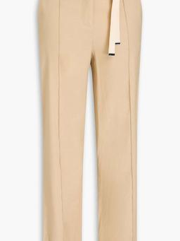 Cruz linen-blend straight-leg pants