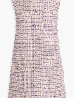 Laurel cotton-blend tweed mini dress