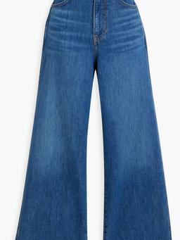 Taylor cropped high-rise wide-leg pants