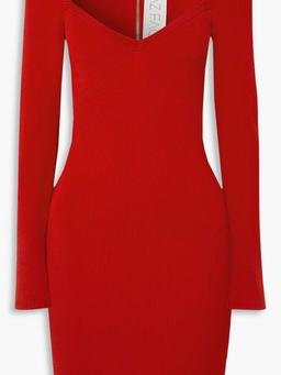 MyBody ribbed-knit mini dress