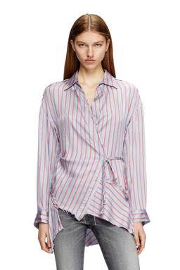 Asymmetrical wrap shirt