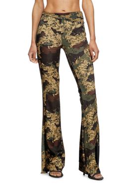 Jazz pants with mixed camo prints