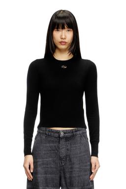 Diesel - Wool and cashmere top - Knitwear - Woman - Black