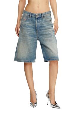Diesel - Denim shorts - Shorts - Woman - Blue