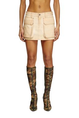 Mini skirt in batavia-weave denim